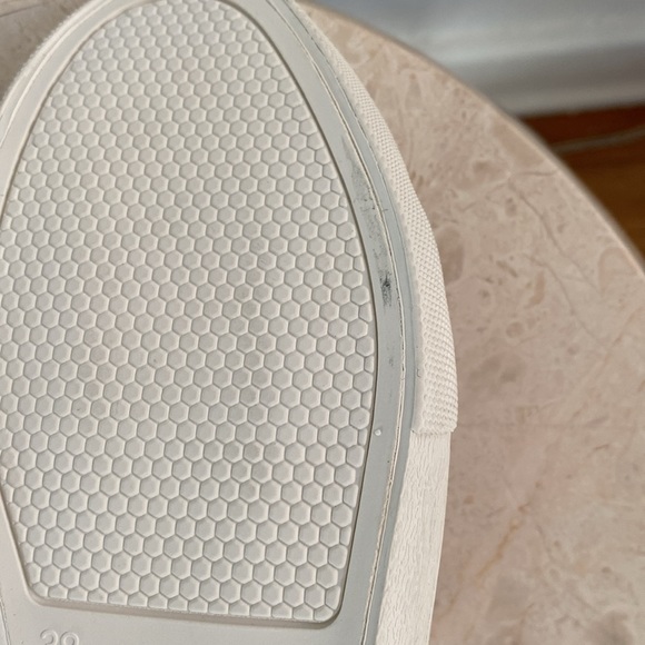 Mango Women’s Sneakers Beige Velvet US size 7.5 EUR 38 NWT - Picture 11 of 13